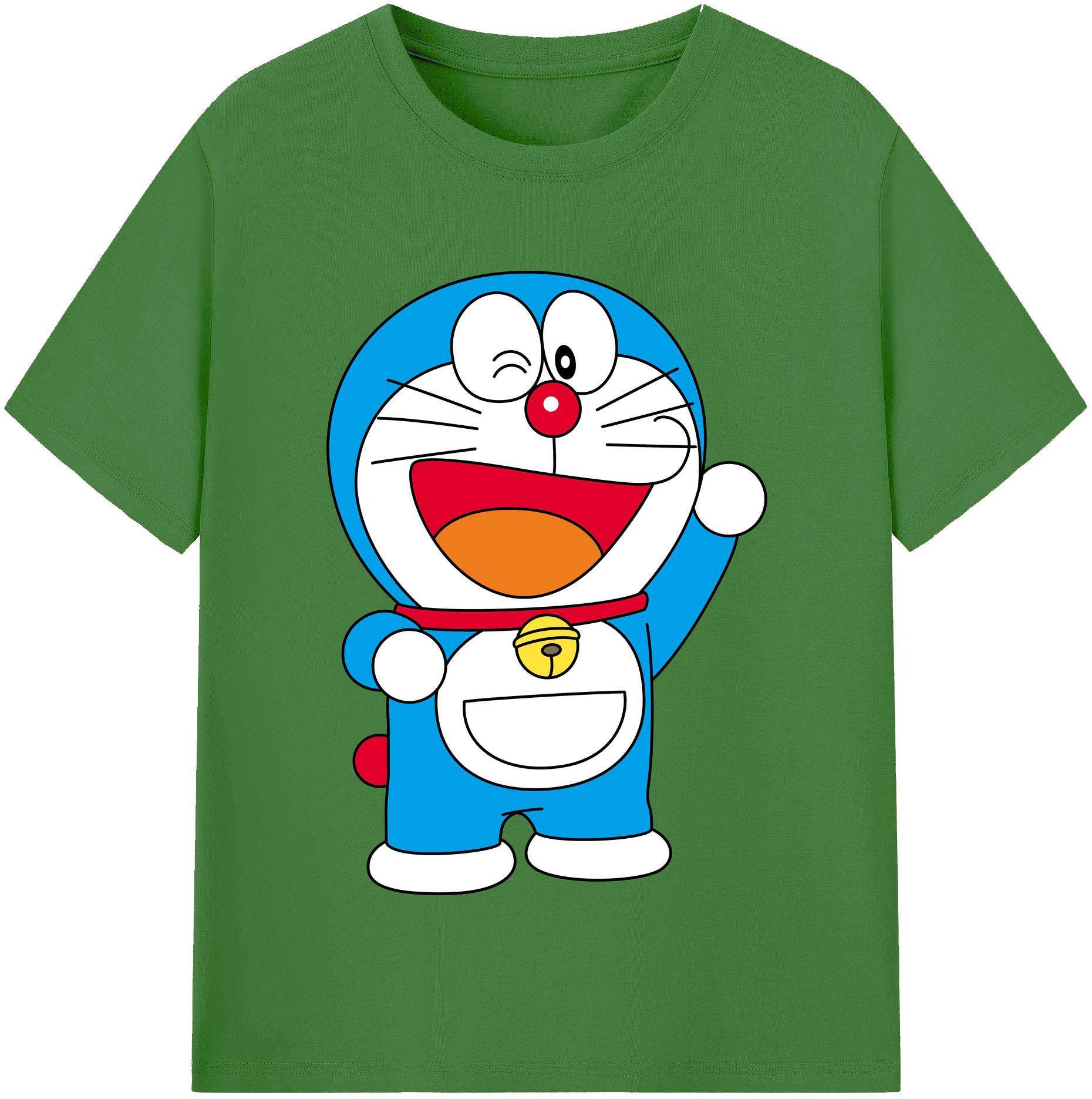 （画像用） ドラえもん Doraemon レディースカジュアルプリントTシャツ（綿100％）